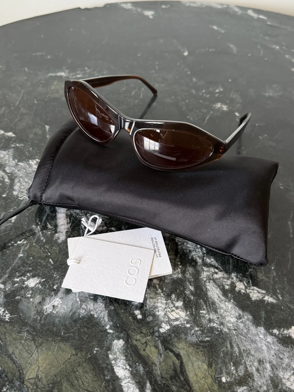 COS NWT Brown Cat-Eye Sunglasses